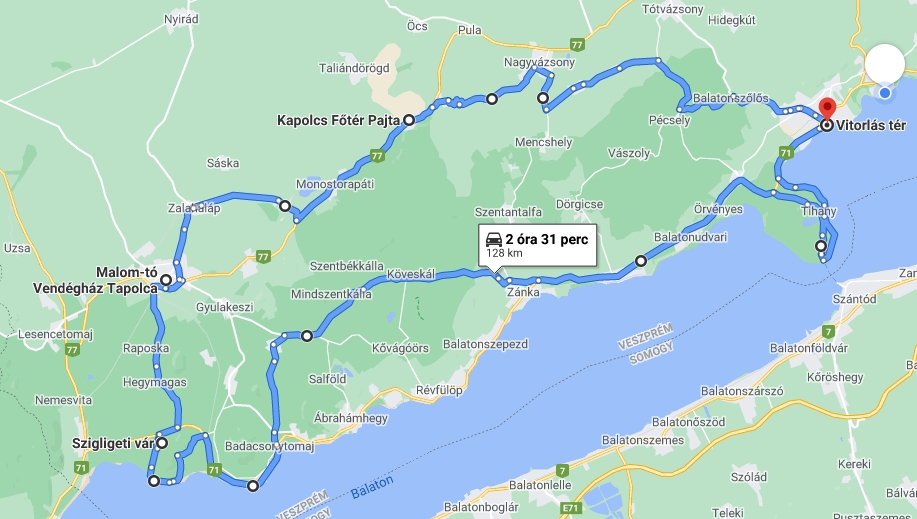 Badacsony VespaTura motoros program Vespa kirándulás Badacsonyba