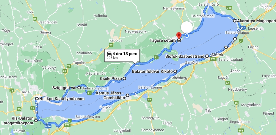 Balatom kerülő motoros kirándulás Egy nap alatt a Balaton körül Vespa túra